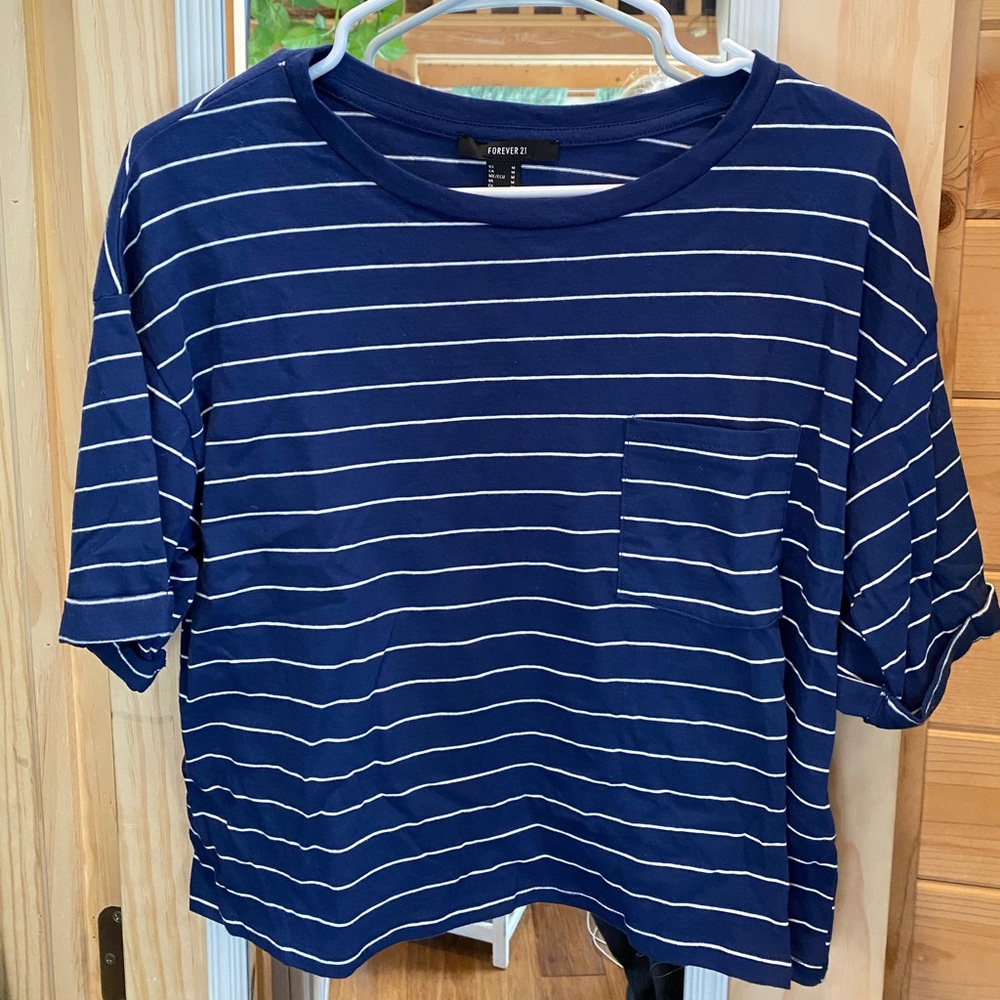 Cropped Striped Top